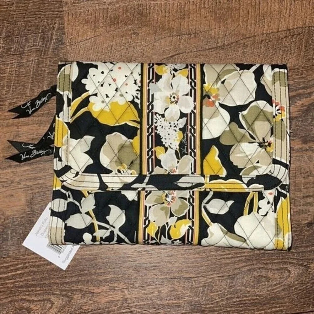 Vera Bradley Travel & Go Jewelry Folio Dogwood NWT
